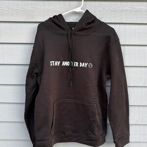 Stay Another Day Black Hoodie